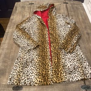 Nally & Millie Cheetah Coat